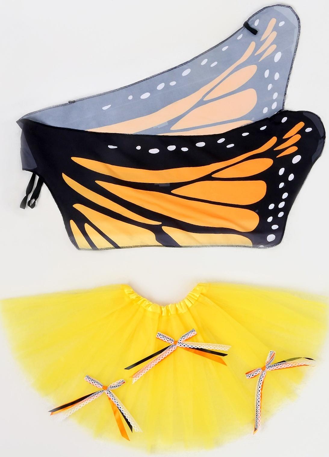 Карнавальный набор «Бабочка», 5-7 лет: юбка с х/б подкладом, крылья