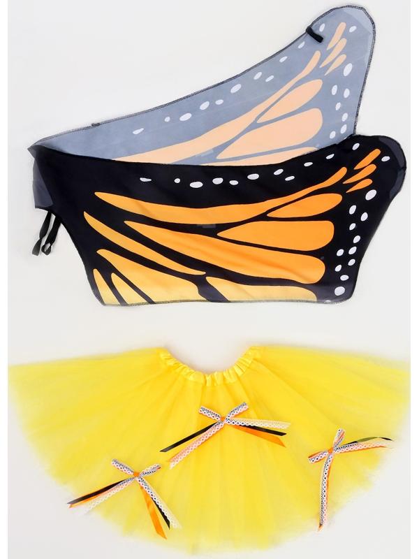 Карнавальный набор «Бабочка», 5-7 лет: юбка с х/б подкладом, крылья