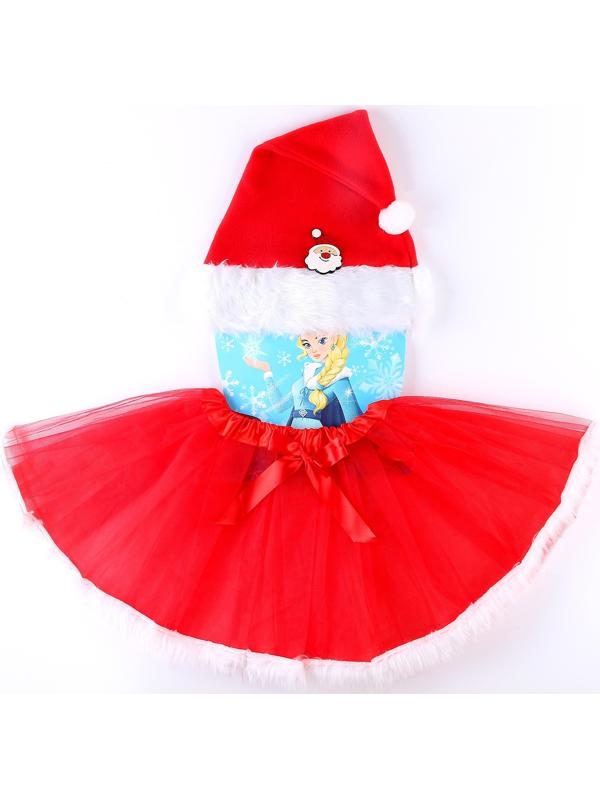 Карнавальный набор «Новогодний»: юбка с х/б подкладом, колпак