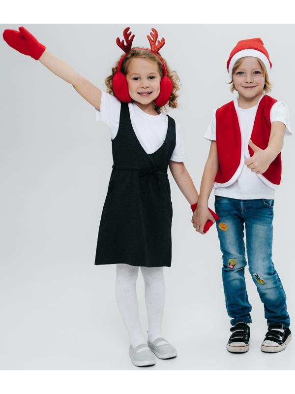 Карнавальный набор «Зимнее чудо»: ободок-наушники, варежки