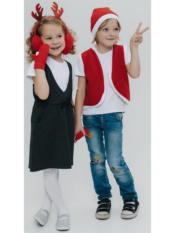 Карнавальный набор «Зимнее чудо»: ободок-наушники, варежки