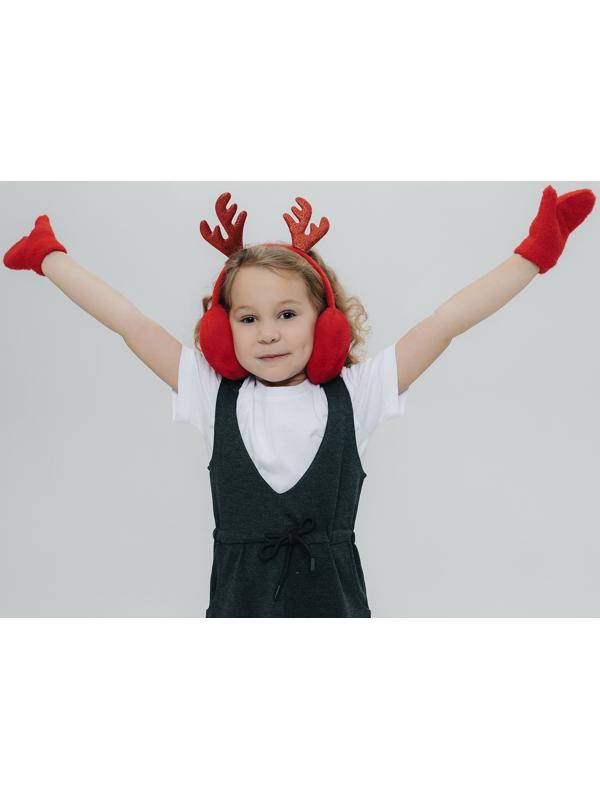 Карнавальный набор «Зимнее чудо»: ободок-наушники, варежки