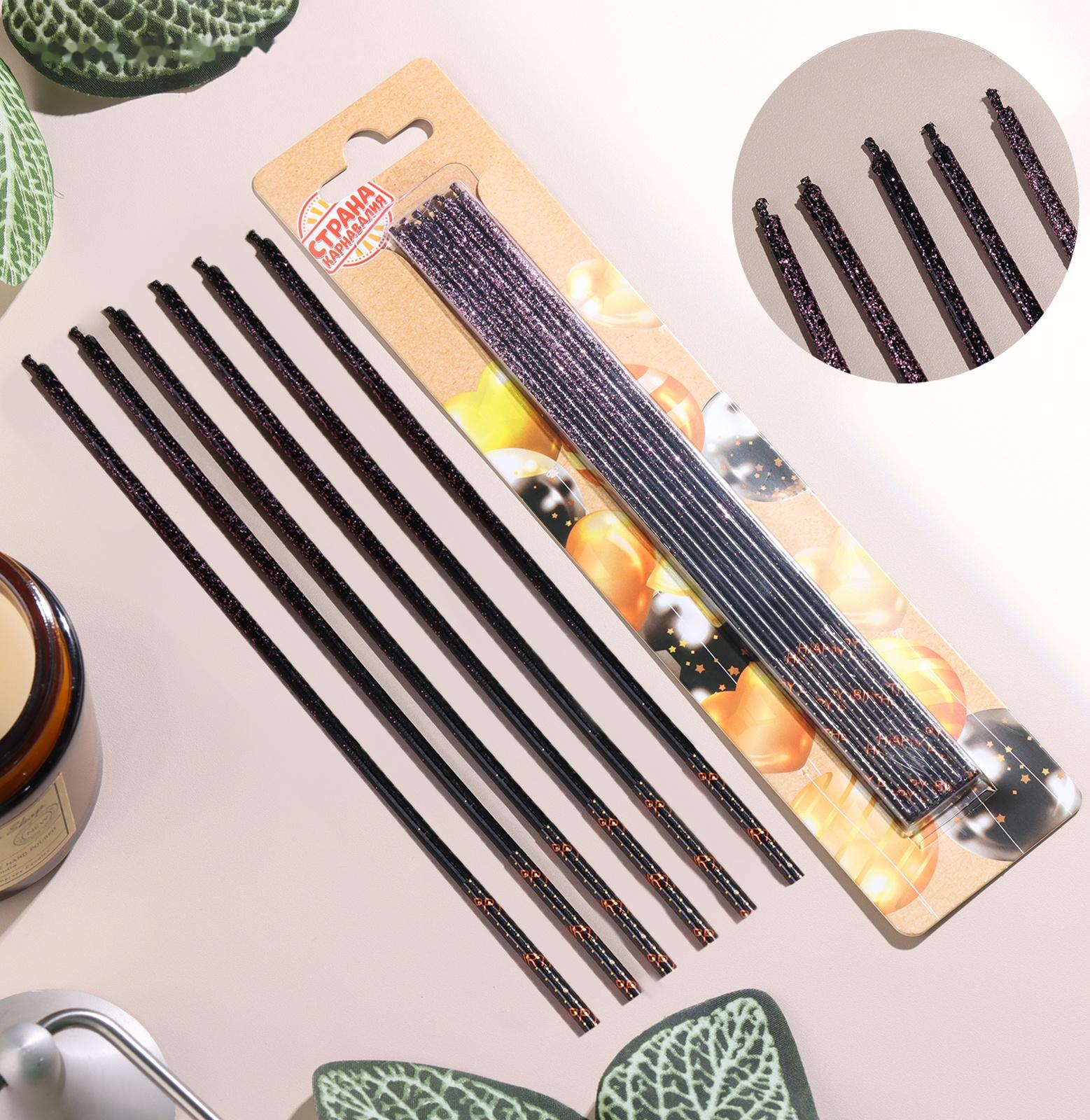 Набор свечей в торт, 6 штук 