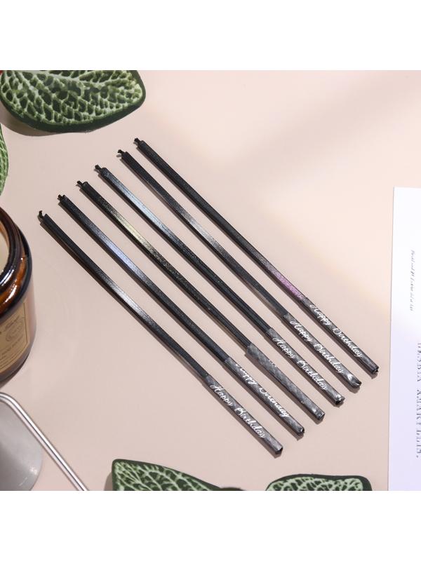 Набор свечей в торт, 6 штук 