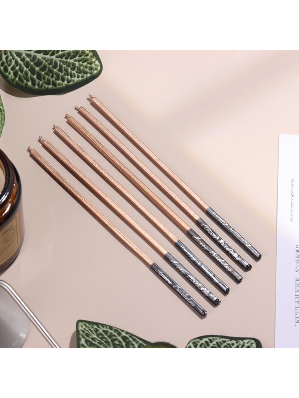 Набор свечей в торт, 6 штук 