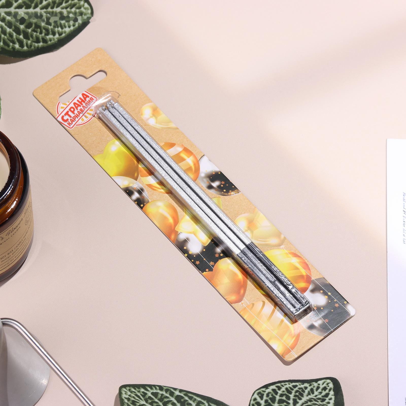 Набор свечей в торт, 6 штук 