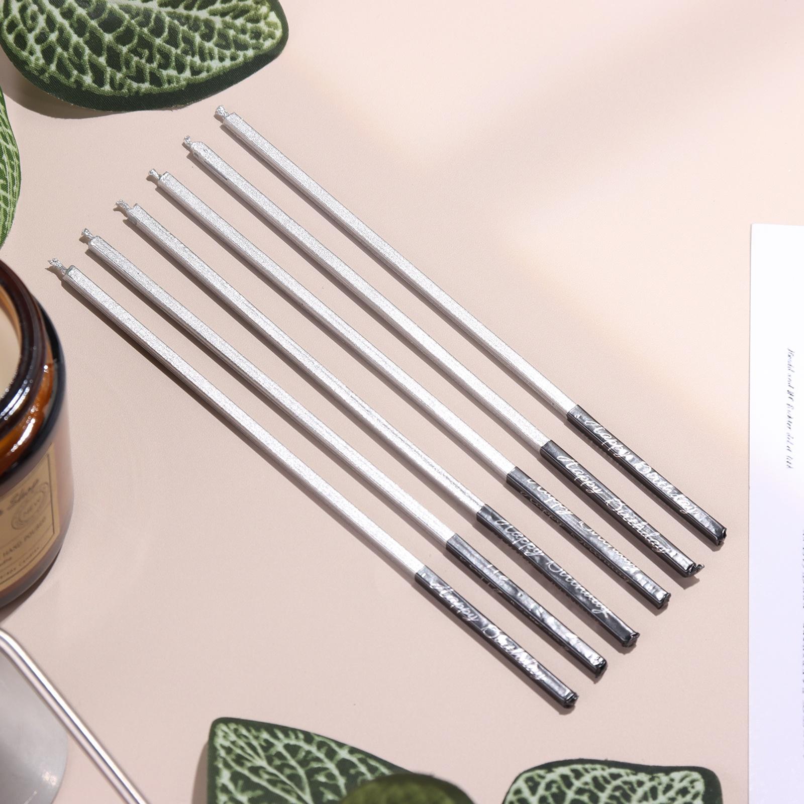 Набор свечей в торт, 6 штук 