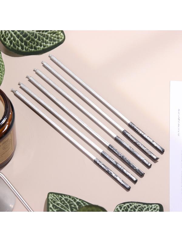 Набор свечей в торт, 6 штук 