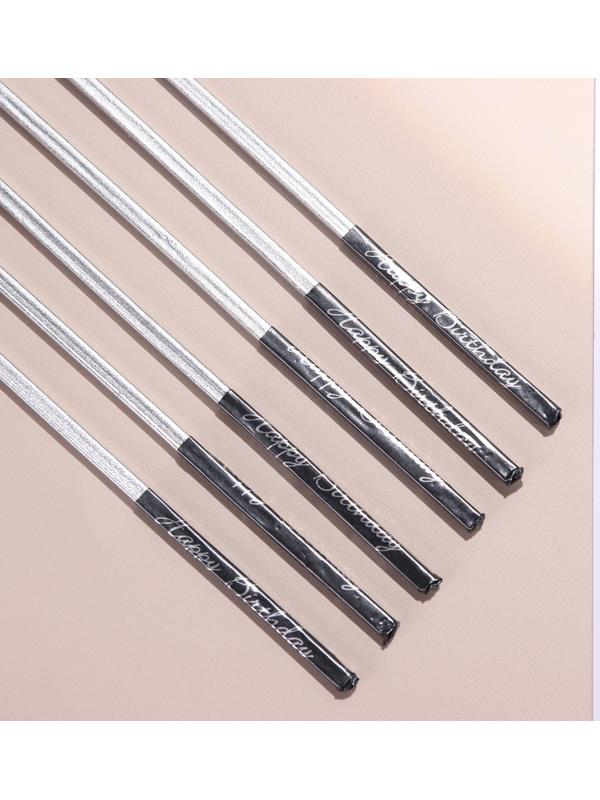 Набор свечей в торт, 6 штук 