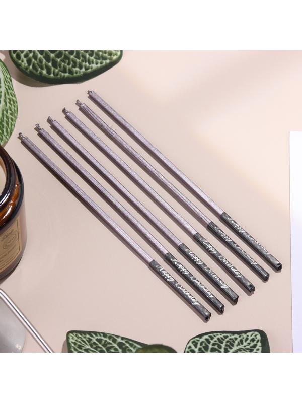 Набор свечей в торт, 6 штук 