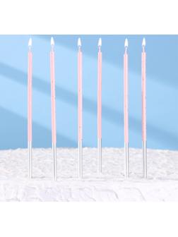 Набор свечей в торт, 6 штук 