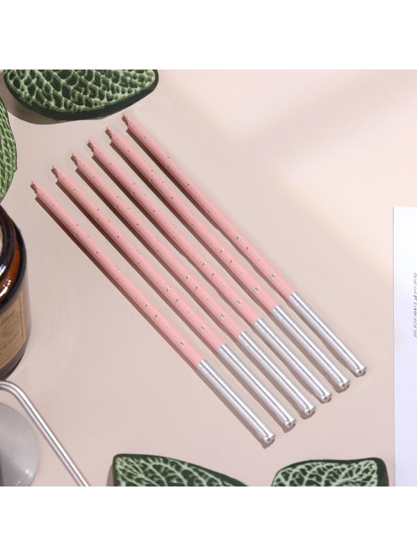 Набор свечей в торт, 6 штук 