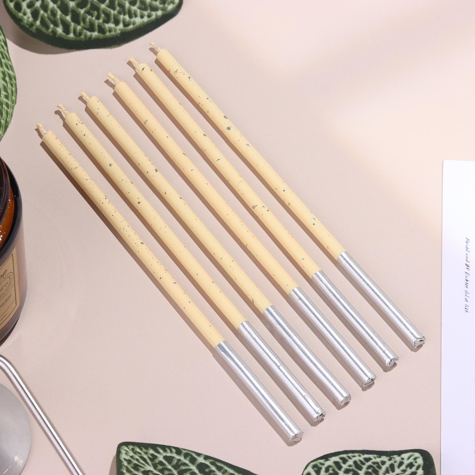 Набор свечей в торт, 6 штук 