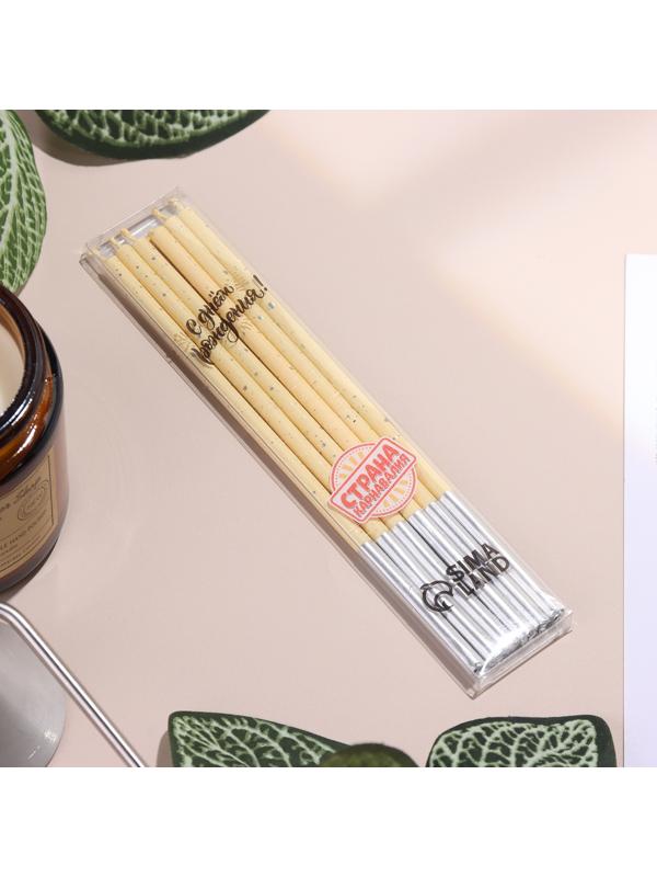 Набор свечей в торт, 6 штук 