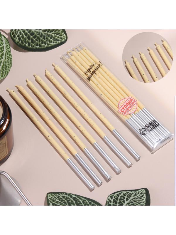 Набор свечей в торт, 6 штук 