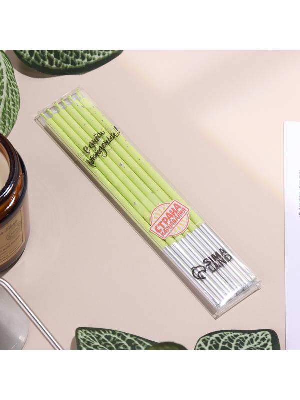 Набор свечей в торт, 6 штук 