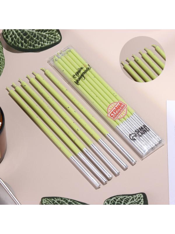 Набор свечей в торт, 6 штук 