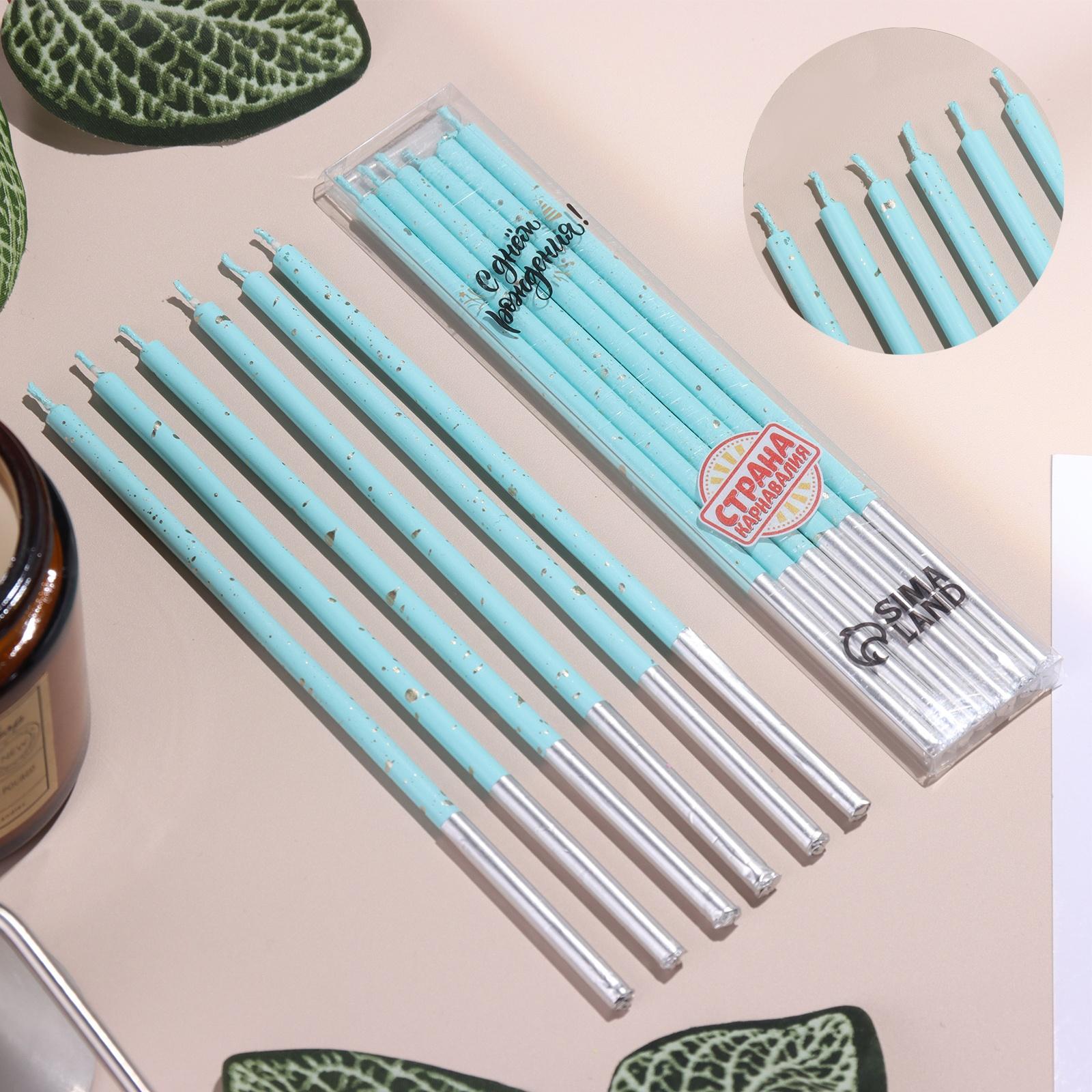 Набор свечей в торт, 6 штук 