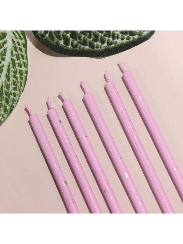 Набор свечей в торт, 6 штук 