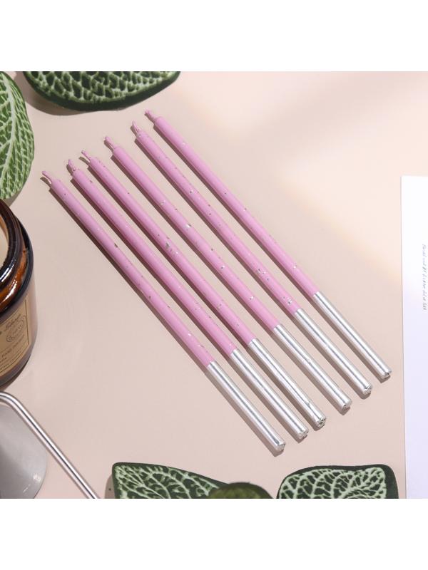 Набор свечей в торт, 6 штук 