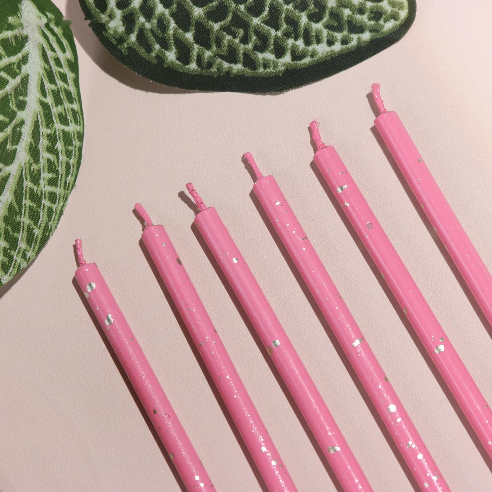 Набор свечей в торт, 6 штук 