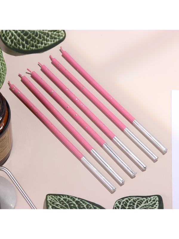 Набор свечей в торт, 6 штук 