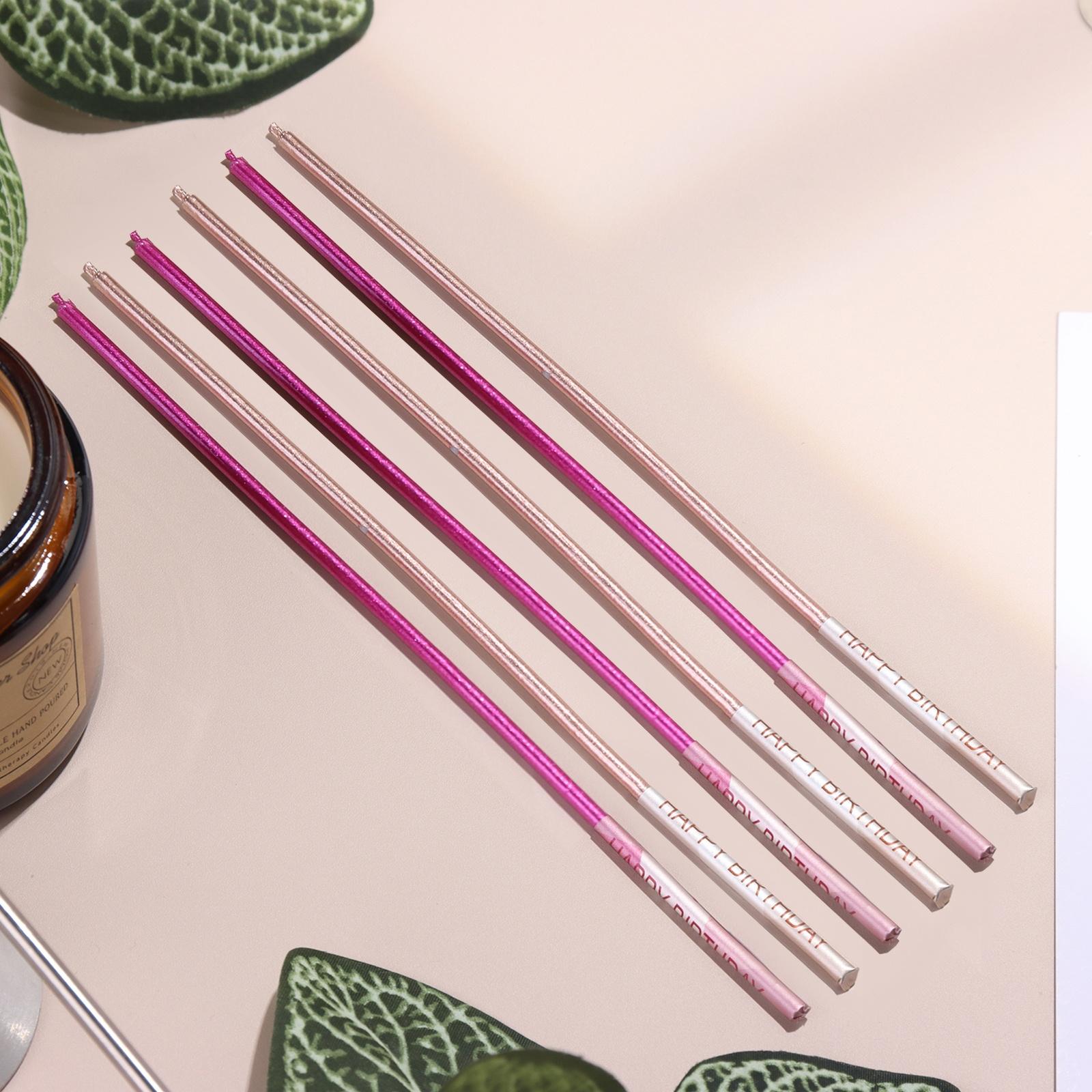 Набор свечей в торт, 6 штук 