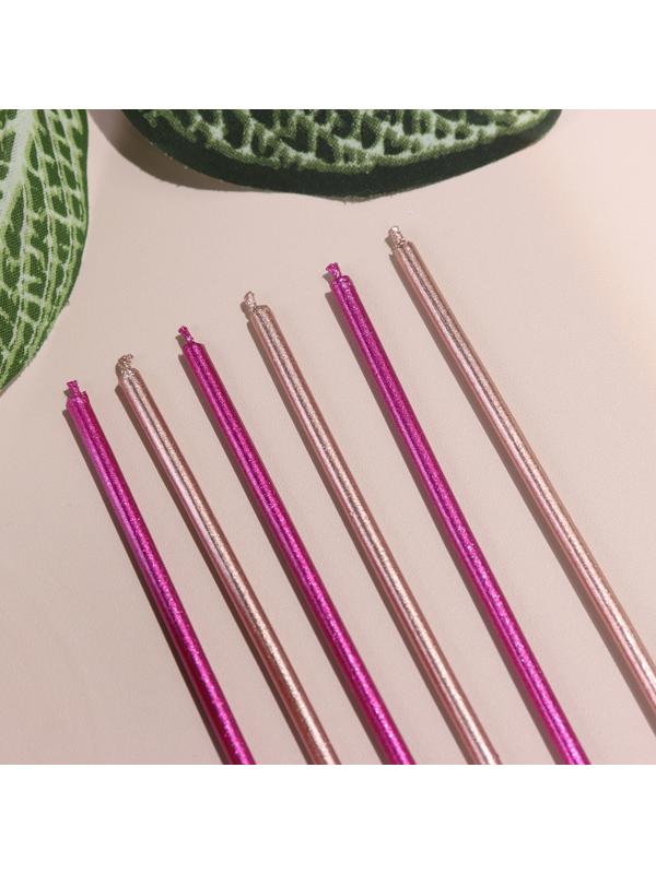 Набор свечей в торт, 6 штук 