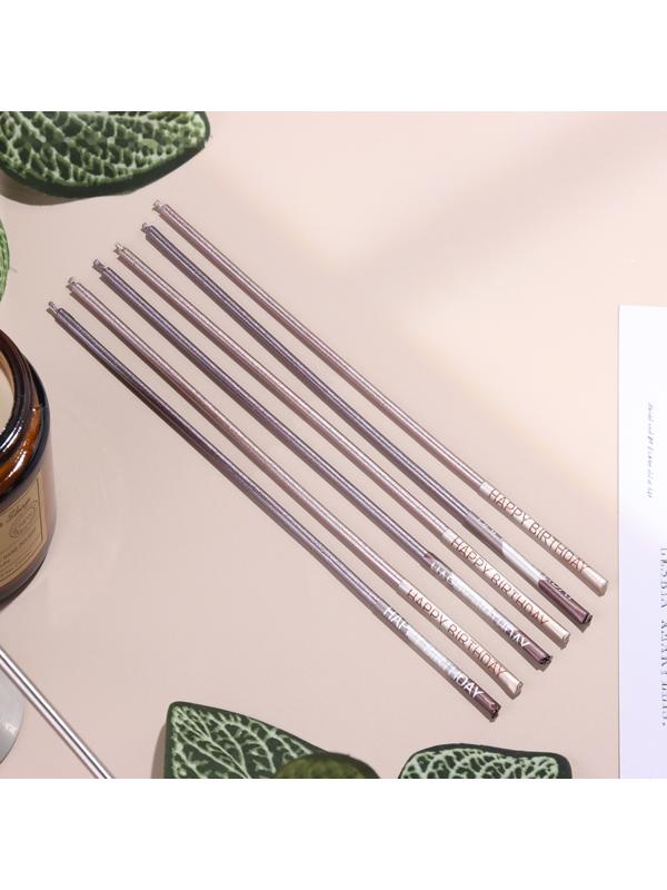 Набор свечей в торт, 6 штук 