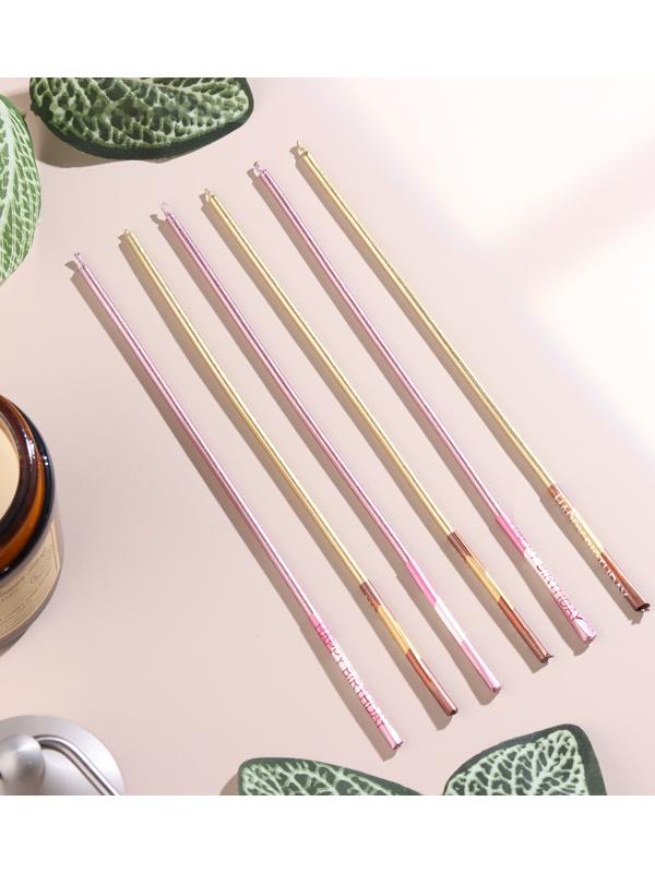 Набор свечей в торт, 6 штук 