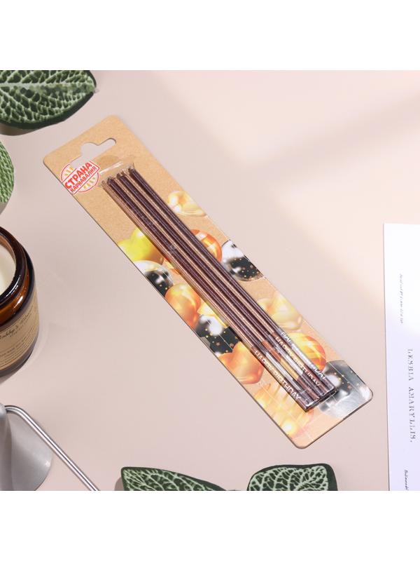 Набор свечей в торт, 6 штук 