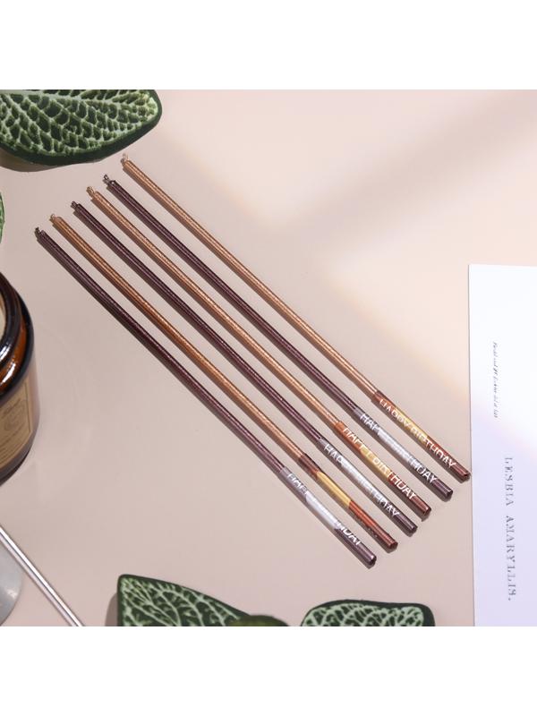 Набор свечей в торт, 6 штук 