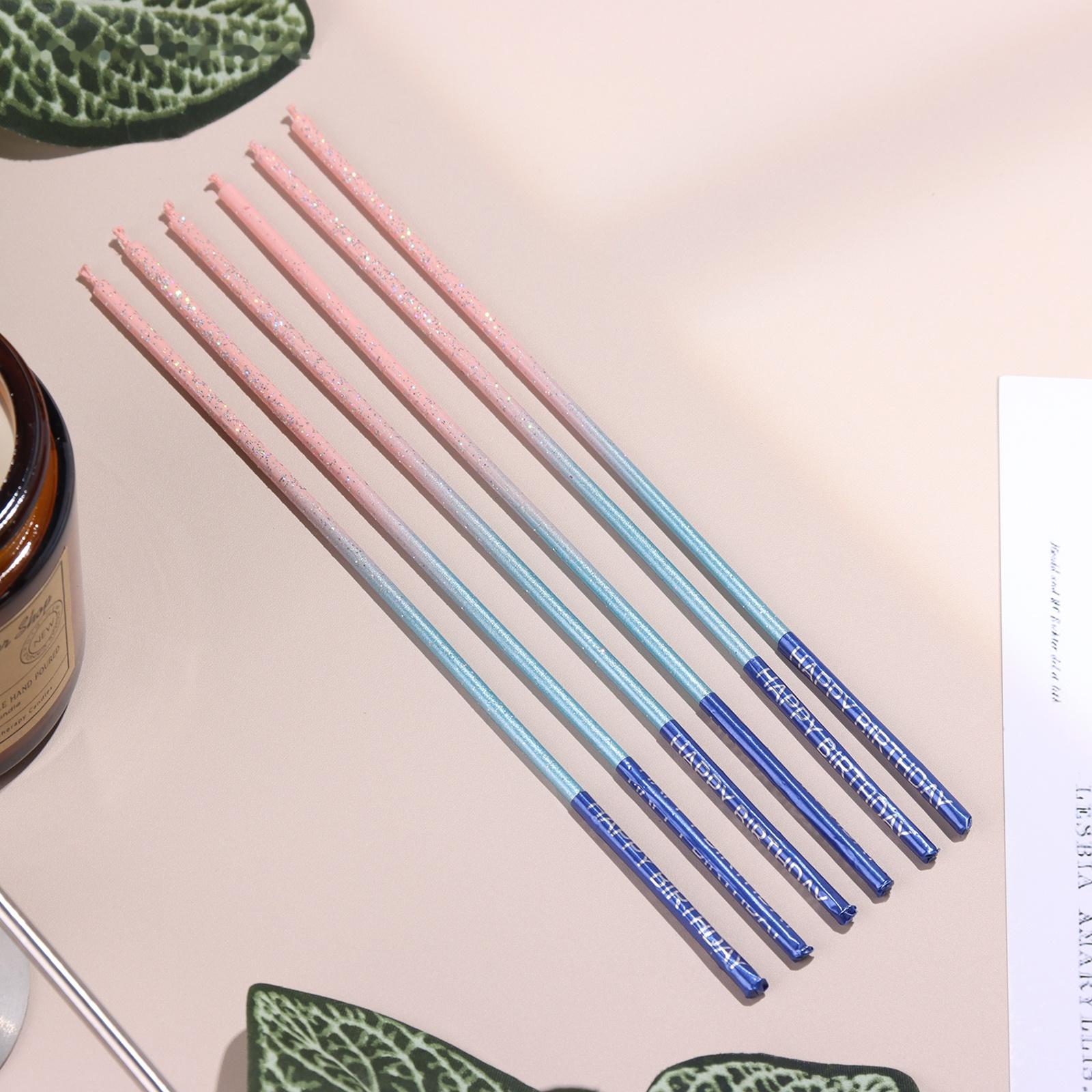 Набор свечей в торт, 6 штук 