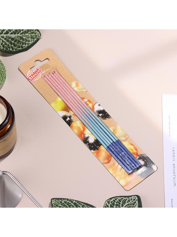 Набор свечей в торт, 6 штук 