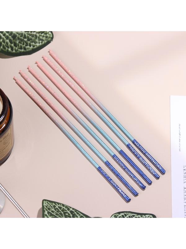 Набор свечей в торт, 6 штук 