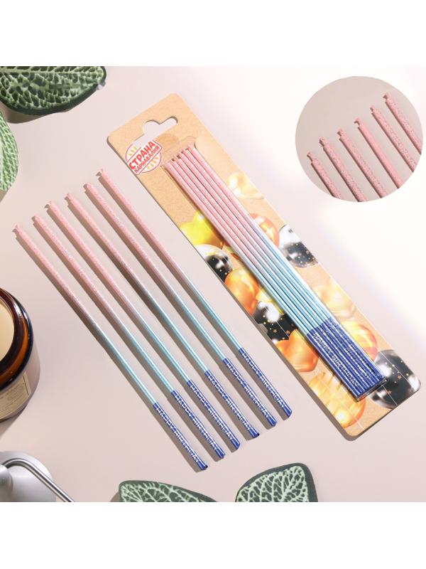 Набор свечей в торт, 6 штук 