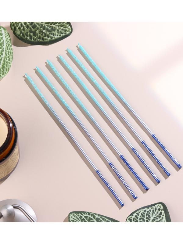 Набор свечей в торт, 6 штук 