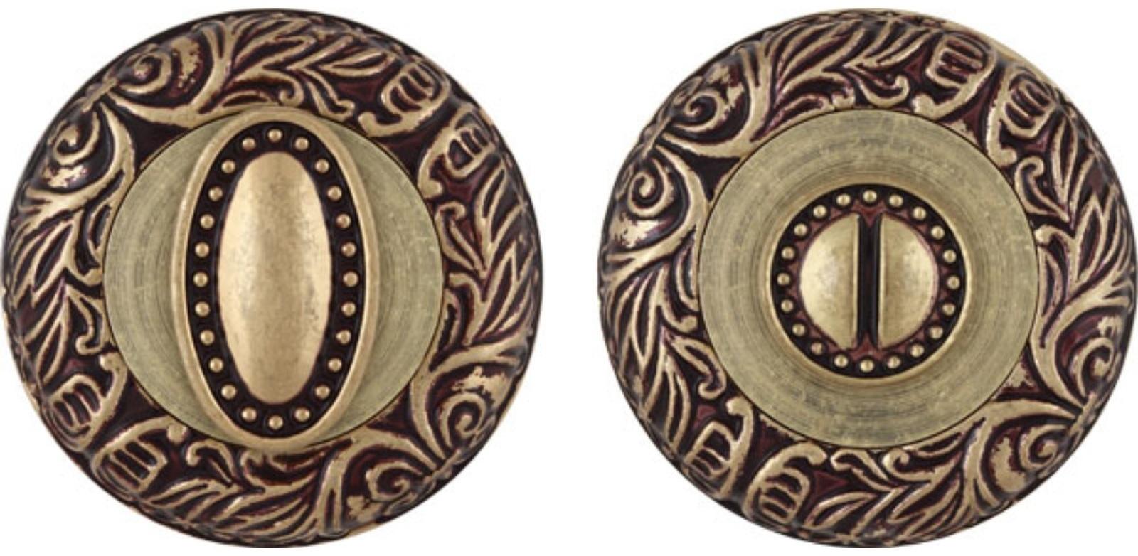 Ручка поворотная Fuaro BK6 SM RB-10, цвет французское золото