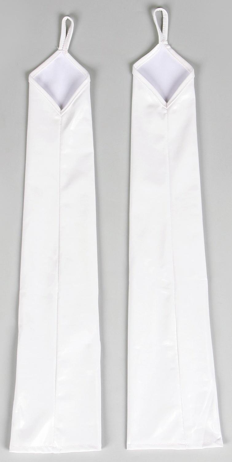 Карнавальный аксессуар перчатки-нарукавники, цвет белый