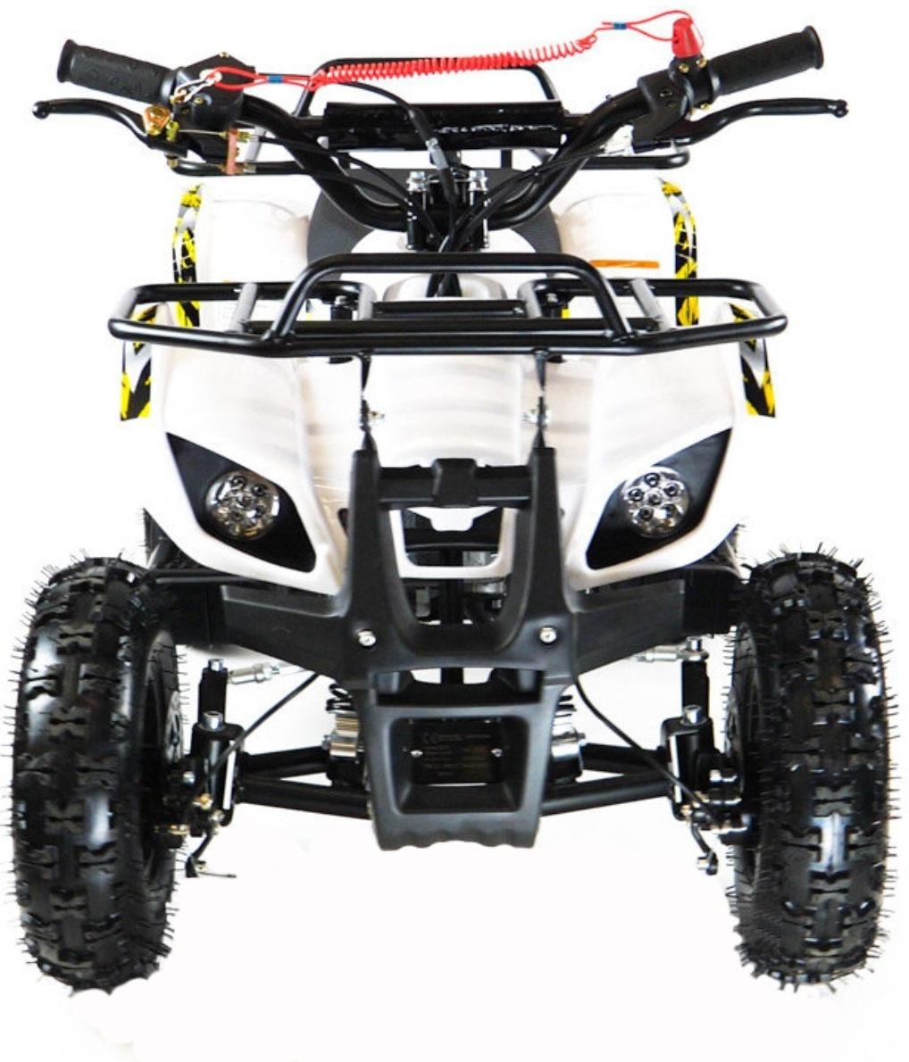 Квадроцикл детский бензиновый MOTAX ATV Х-16 Мини-Гризли, с механическим стартером, белый