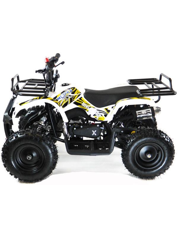 Квадроцикл детский бензиновый MOTAX ATV Х-16 Мини-Гризли, с механическим стартером, белый