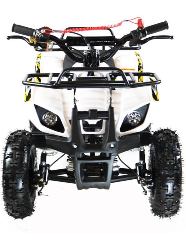 Квадроцикл детский бензиновый MOTAX ATV Х-16 Мини-Гризли, с механическим стартером, белый