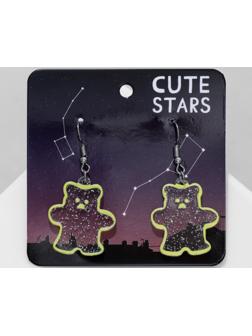 Серьги акрил 