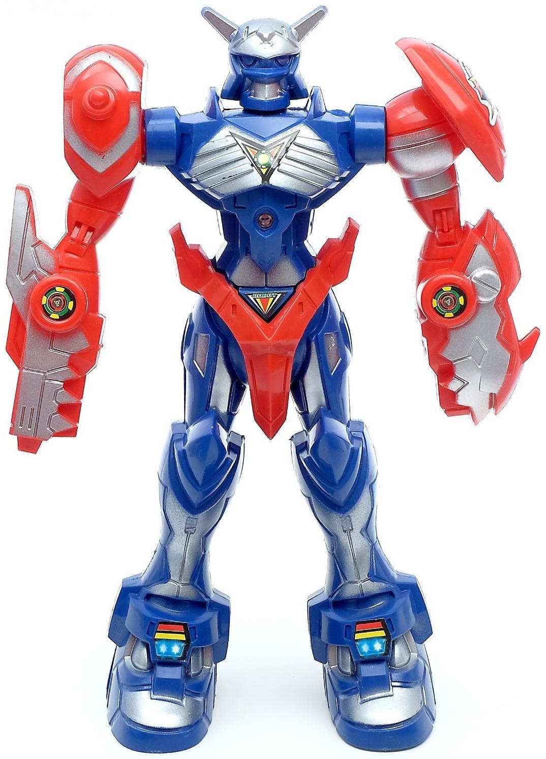 Робот «Герой», световые эффекты, цвета МИКС, в пакете