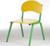 Стул детский штабелируемый Сема гр.1-3, Желтый/Зеленый