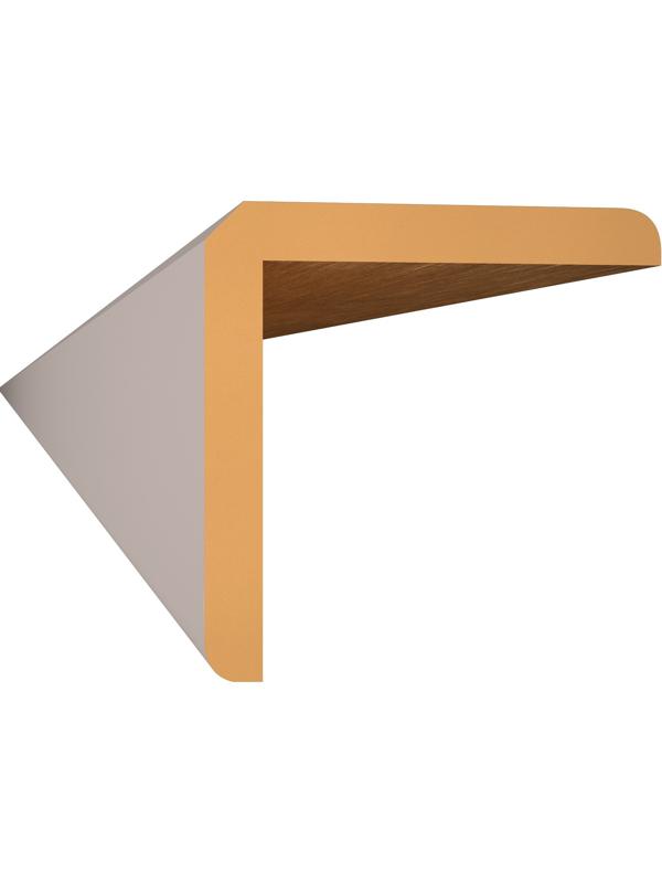 Уголок универсальный для МДФ панелей 2700*24*24 Белый