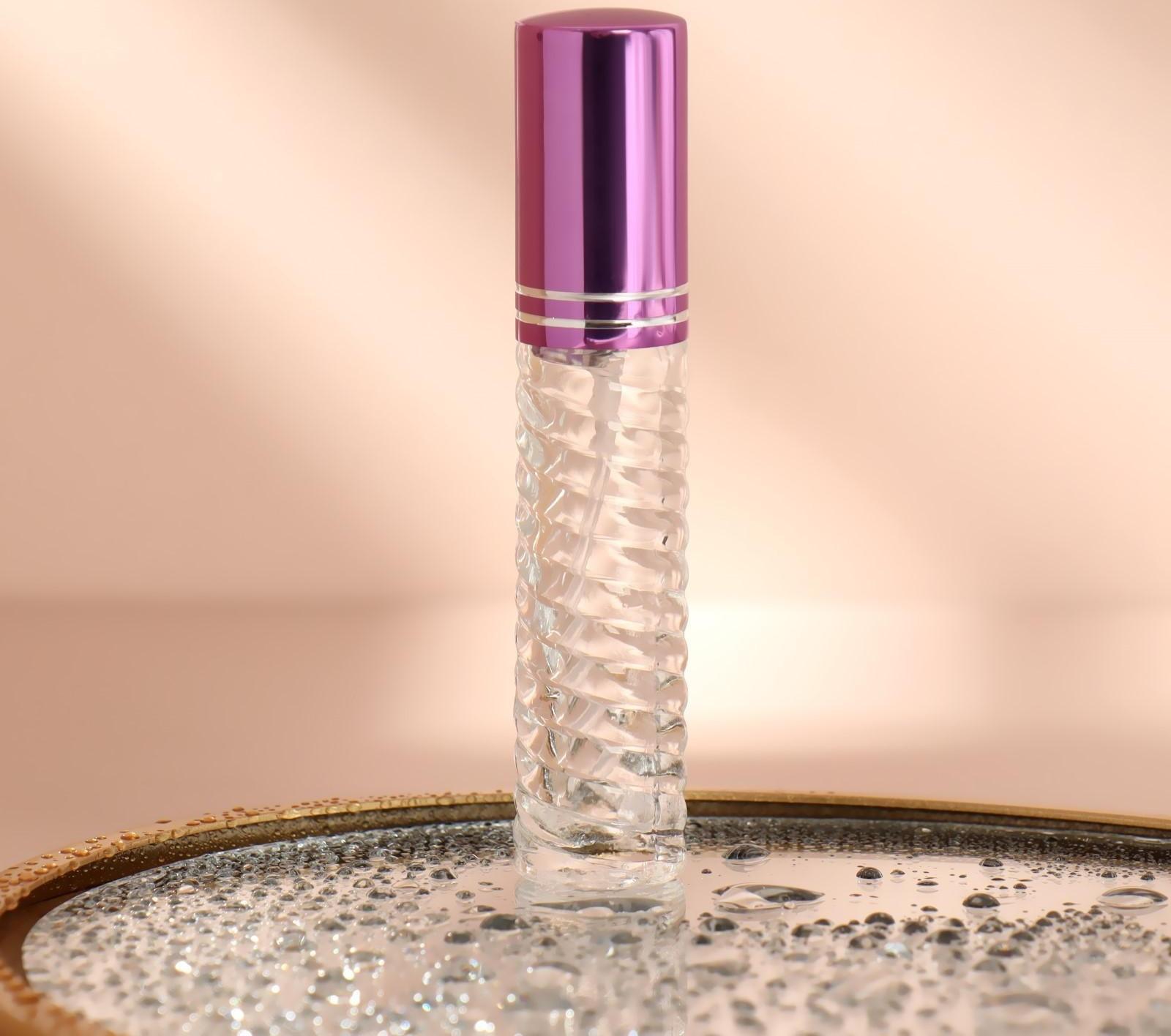 Флакон стеклянный для парфюма «Плетение», с распылителем, 5 мл, цвет МИКС