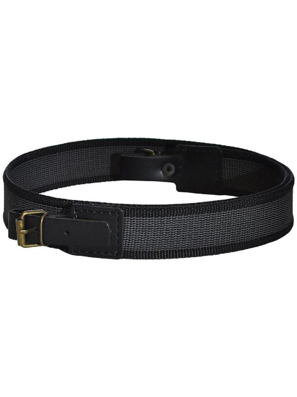 Ремень ружейный противоскользящий, прорезиненная тесьма с двух сторон, черный