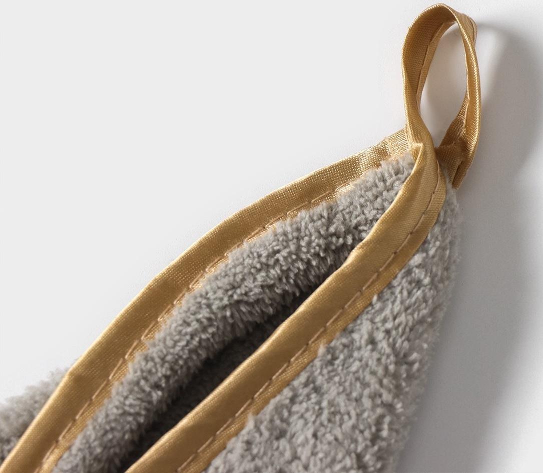 Салфетка для уборки Raccoon Gold Grey, 32×32 см, цвет серый