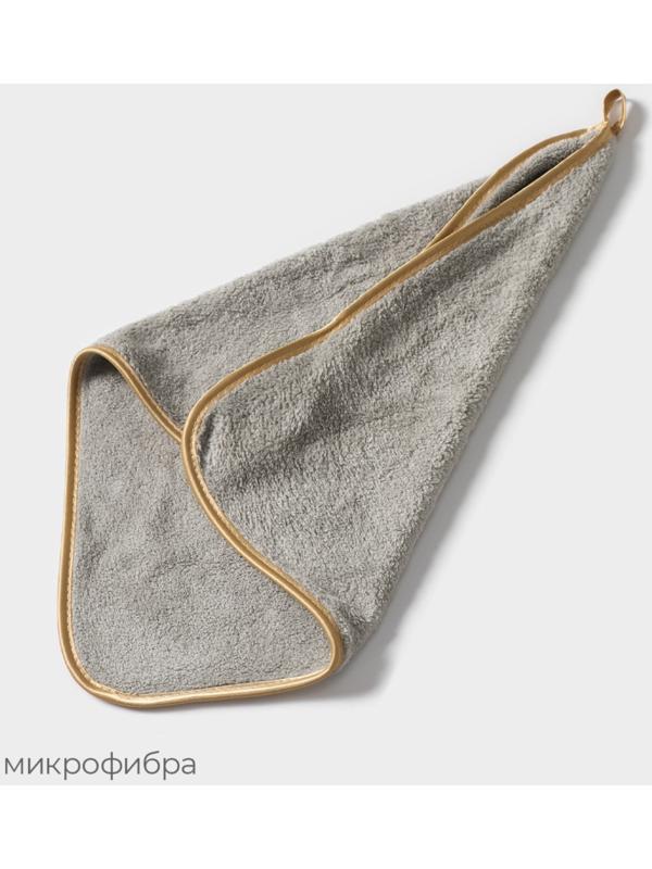 Салфетка для уборки Raccoon Gold Grey, 32×32 см, цвет серый